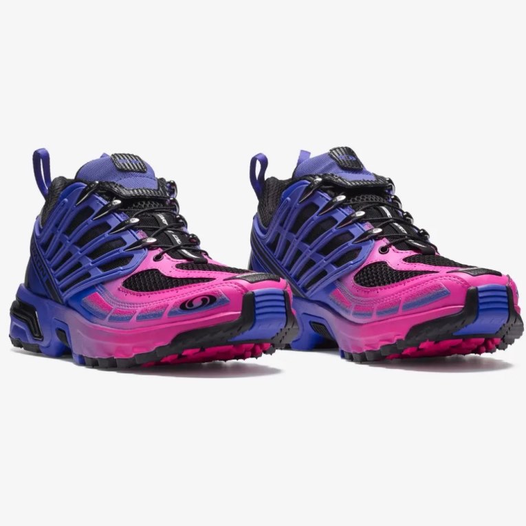 Salomon Acs Pro For L'art De L'automobile Women's Sneakers Blue / Pink | CA 64B59